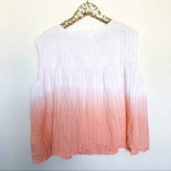 ❤️Free People Little Bit of Something Ombre Blouse - Picture 4 of 6